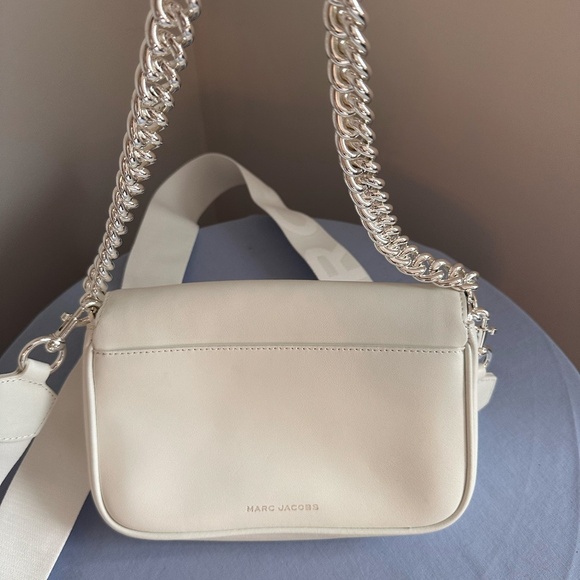 Marc Jacobs The J Marc Shoulder Bag White/Silver - Picture 6 of 9
